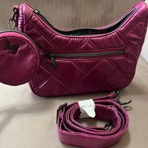 Lug Curtsy Mini Crossbody Bag in Metallic Orchid